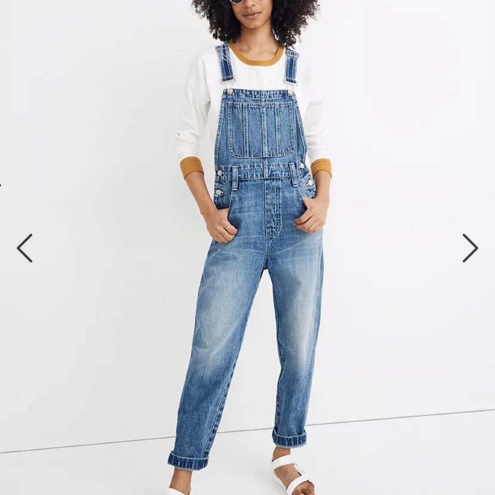 Madewell relaxed fit overalls size S